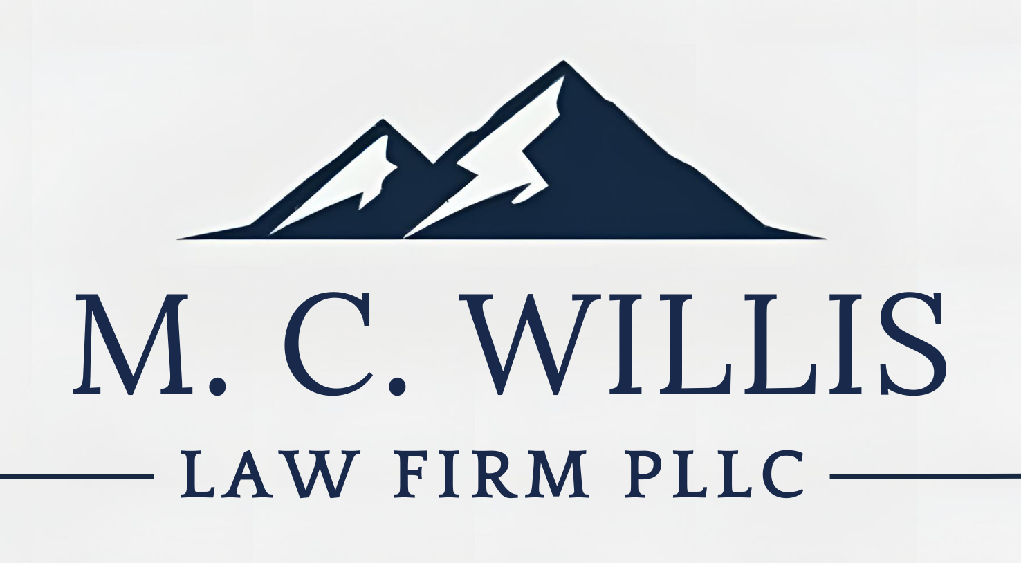 M. C. Willis Law Firm PLLC mountain logo